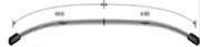 MERCEDES-BENZ Leaf Spring OE 9033200005 technical drawing