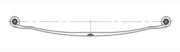 MAN Leaf Spring OE 81434026324 technical drawing