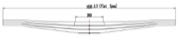 MITSUBISHI FUSO Leaf Spring OE 34231-07230 technical drawing