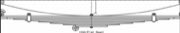 NISSAN Leaf Spring OE F.NS 54010 -Z2061-A technical drawing