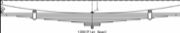 ISUZU Leaf Spring OE F.IS 1-51110-579-Z Set technical drawing