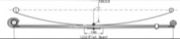 MAZDA Leaf Spring OE BONG1.4TH technical drawing