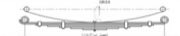 NISSAN Leaf Spring OE FRT A7 technical drawing