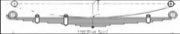 NISSAN Leaf Spring OE FRT A8 technical drawing