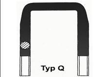 IVECO U-Bolt OE 4676290 technical drawing