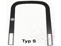 SCANIA U-Bolt OE 290757 technical drawing