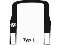 IVECO U-Bolt OE 42023947 technical drawing