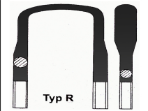 SCANIA U-Bolt OE 211551 technical drawing