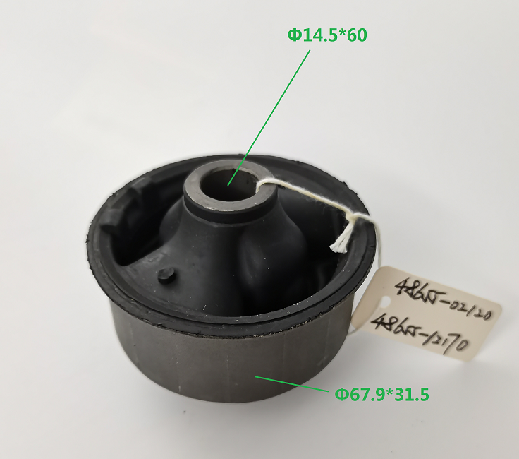 TOYOTA Bushing OE 48655-02120
48655-12170
48655-12171
48655-21010 technical drawing