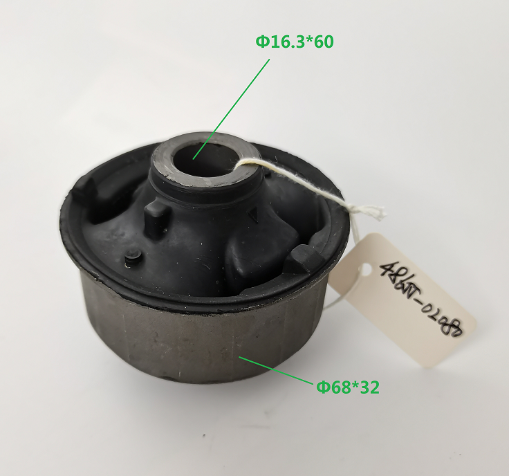 TOYOTA Bushing OE 48655-02080 technical drawing